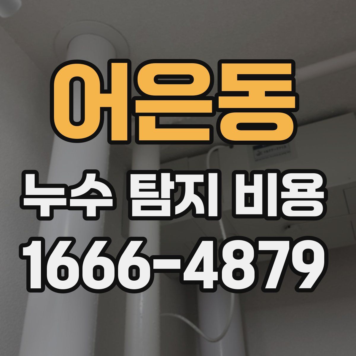 어은동 누수 탐지 비용