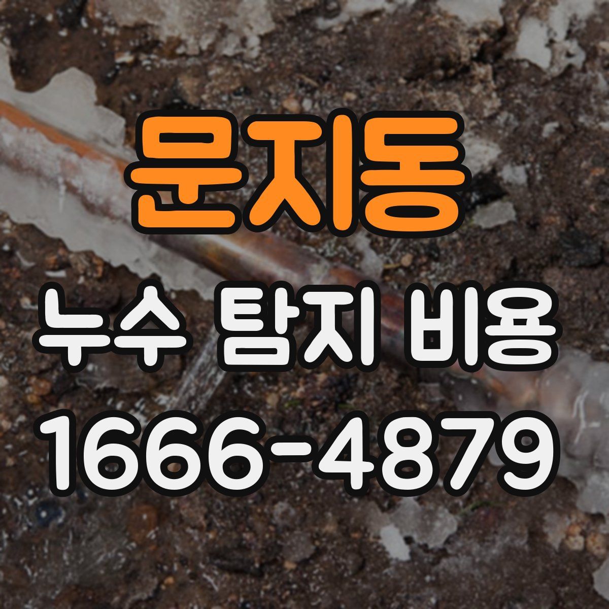 문지동 누수 탐지 비용