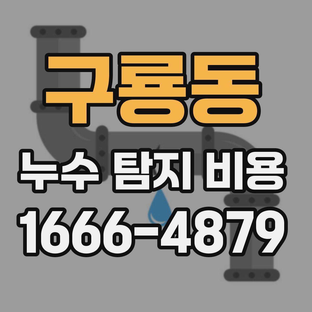 구룡동 누수 탐지 비용
