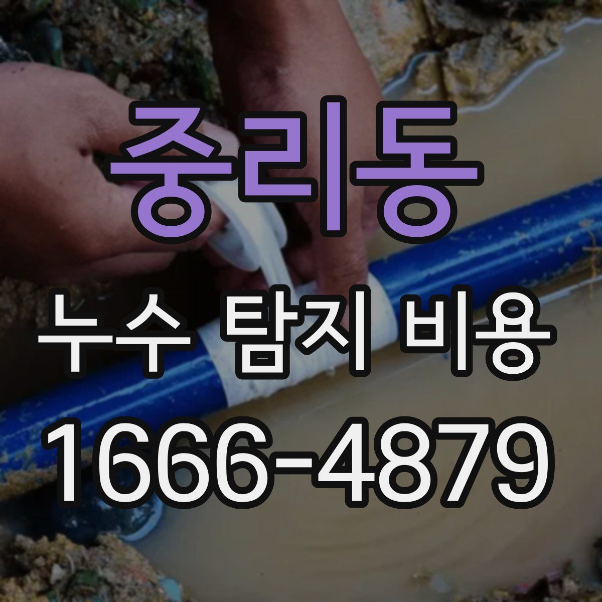 중리동 누수 탐지 비용
