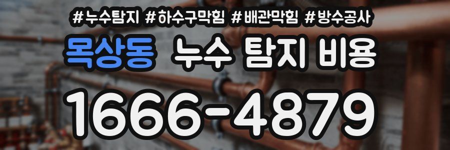 목상동 누수 탐지 비용