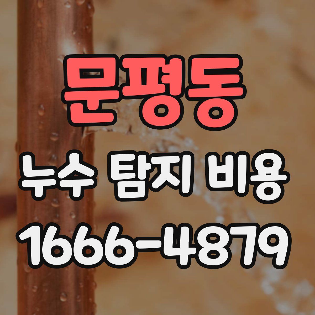문평동 누수 탐지 비용