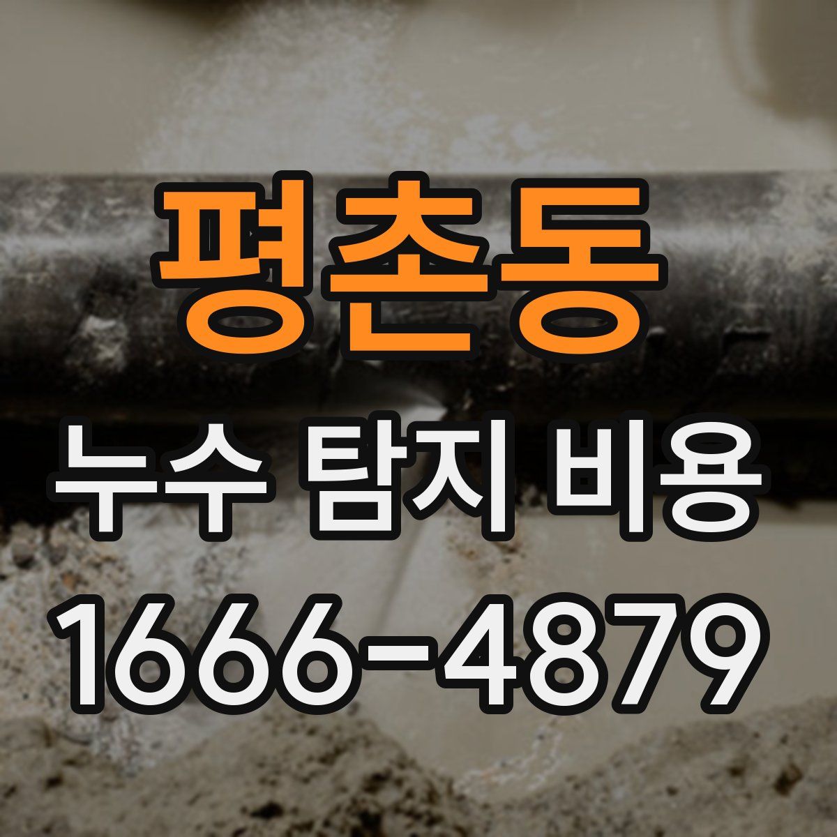 평촌동 누수 탐지 비용