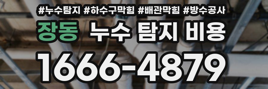 장동 누수 탐지 비용