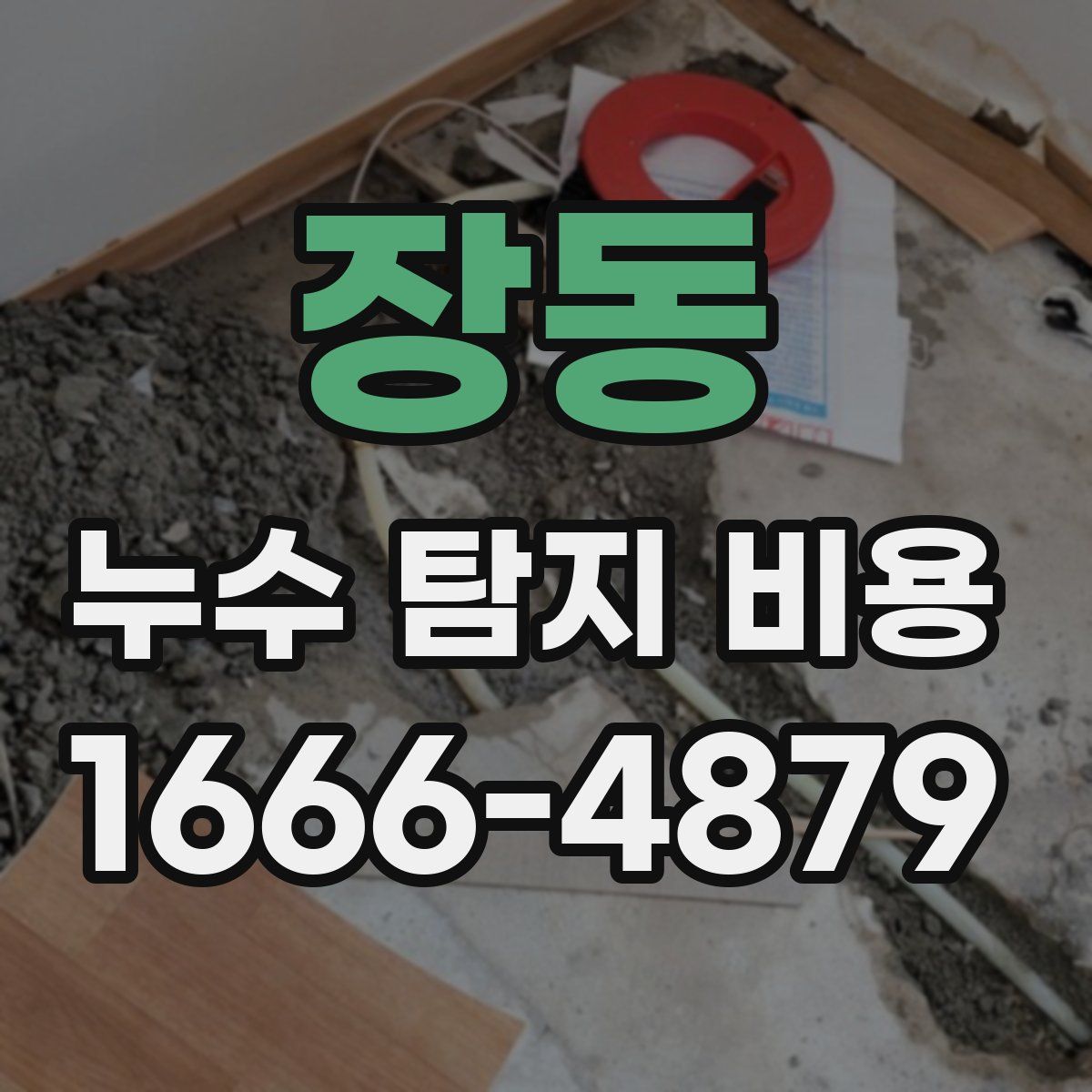 장동 누수 탐지 비용