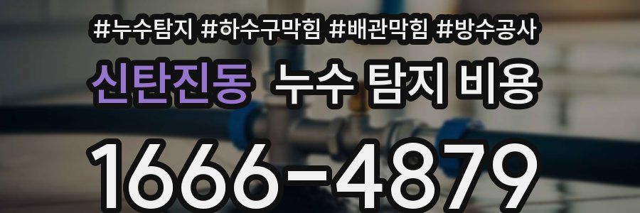 신탄진동 누수 탐지 비용
