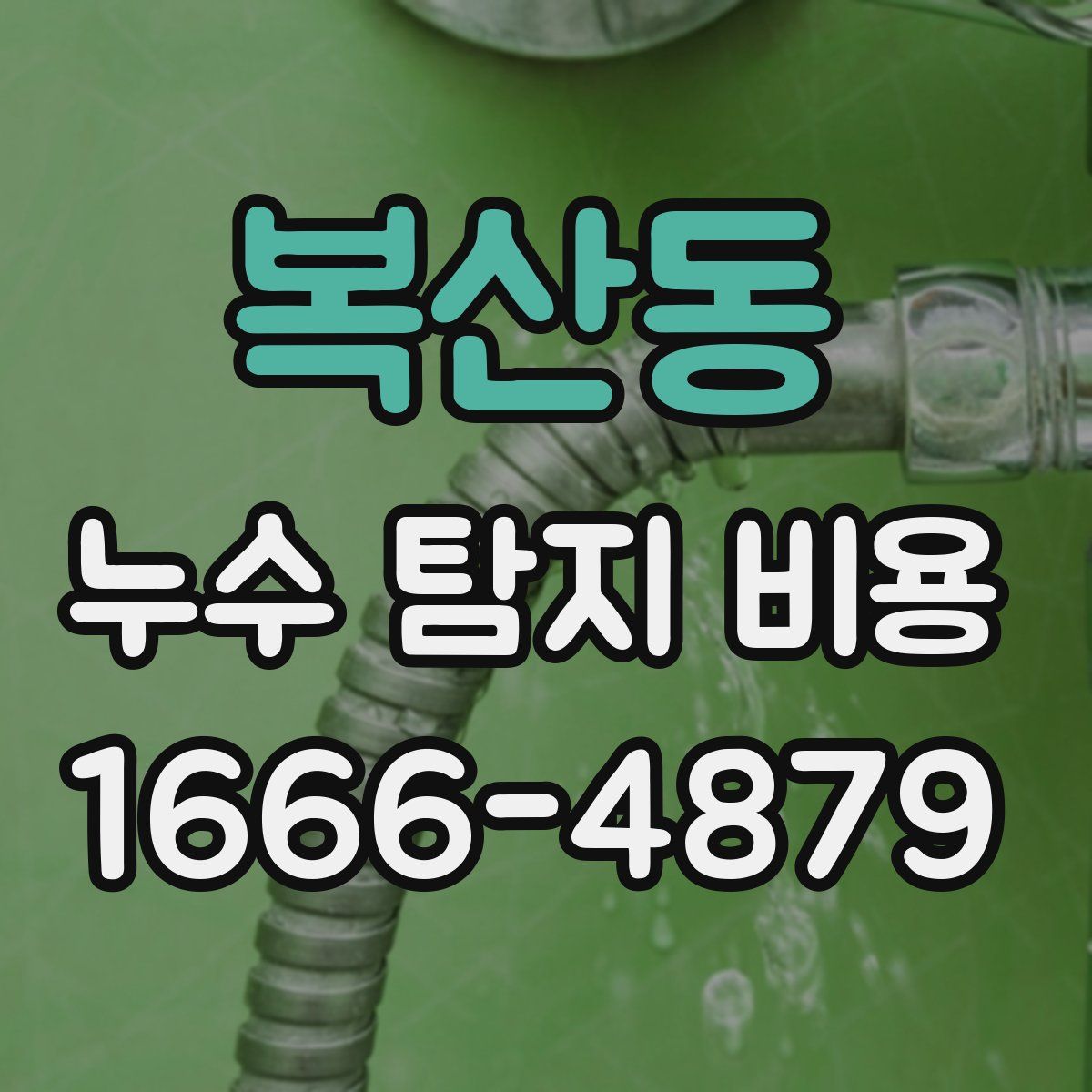 복산동 누수 탐지 비용