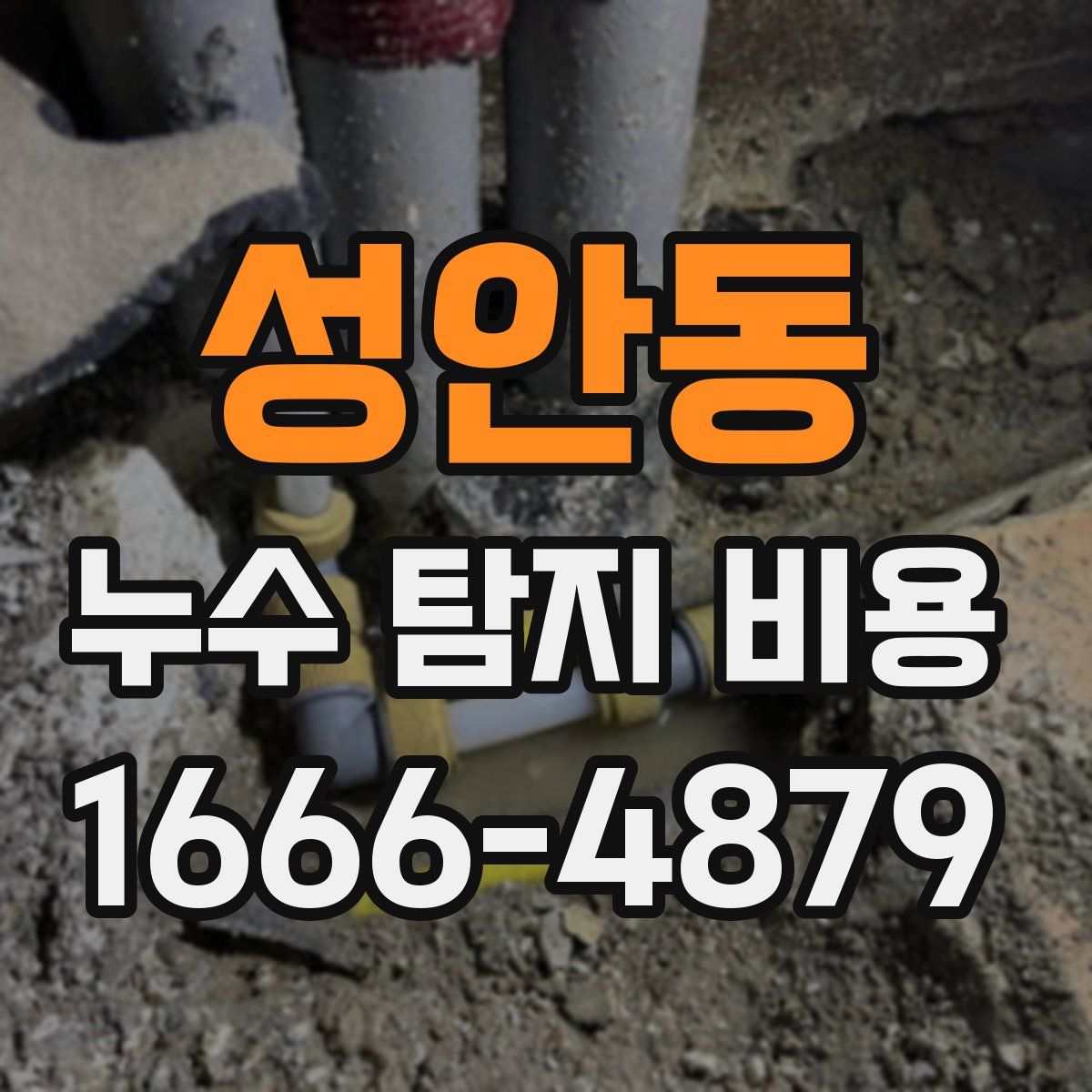 성안동 누수 탐지 비용