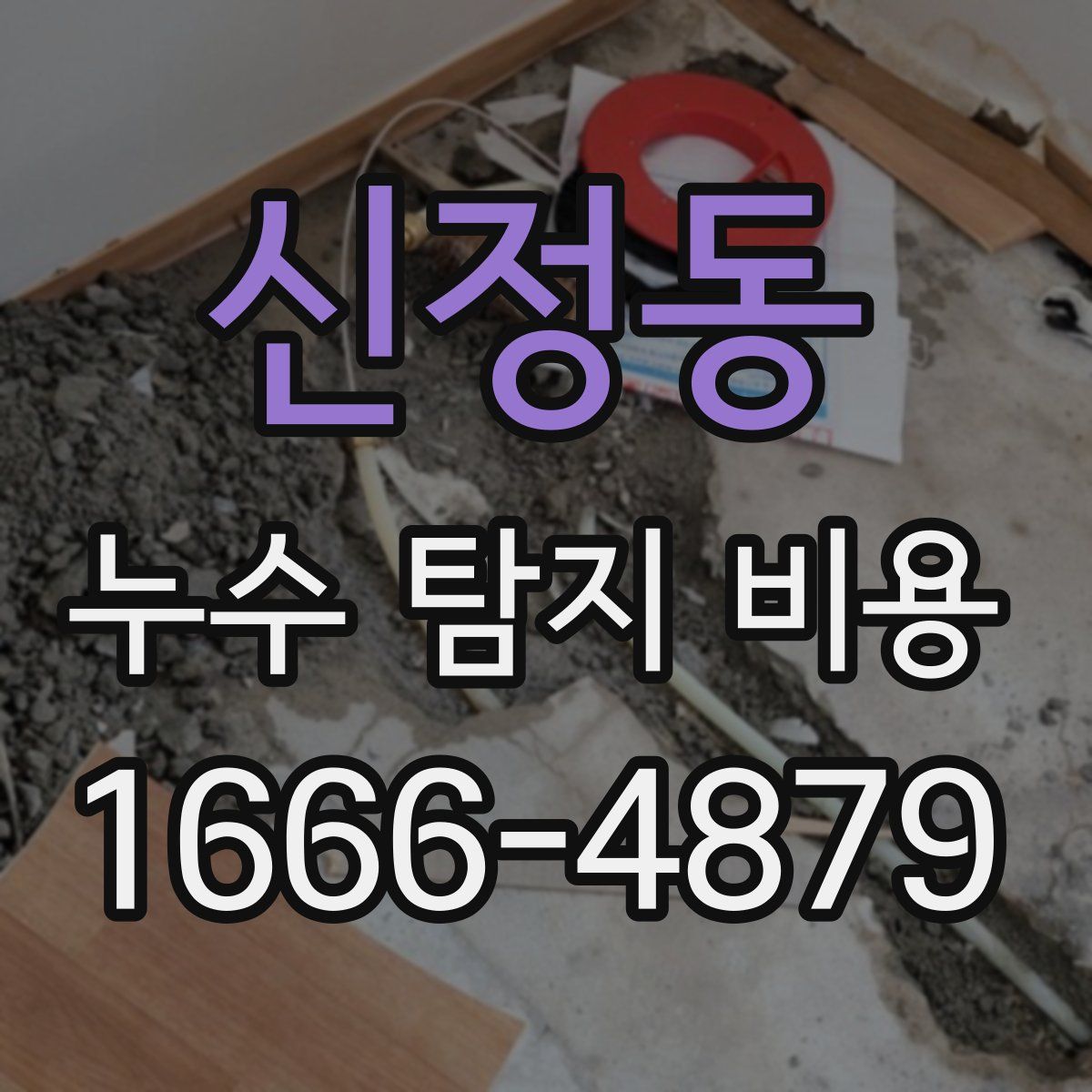 신정동 누수 탐지 비용