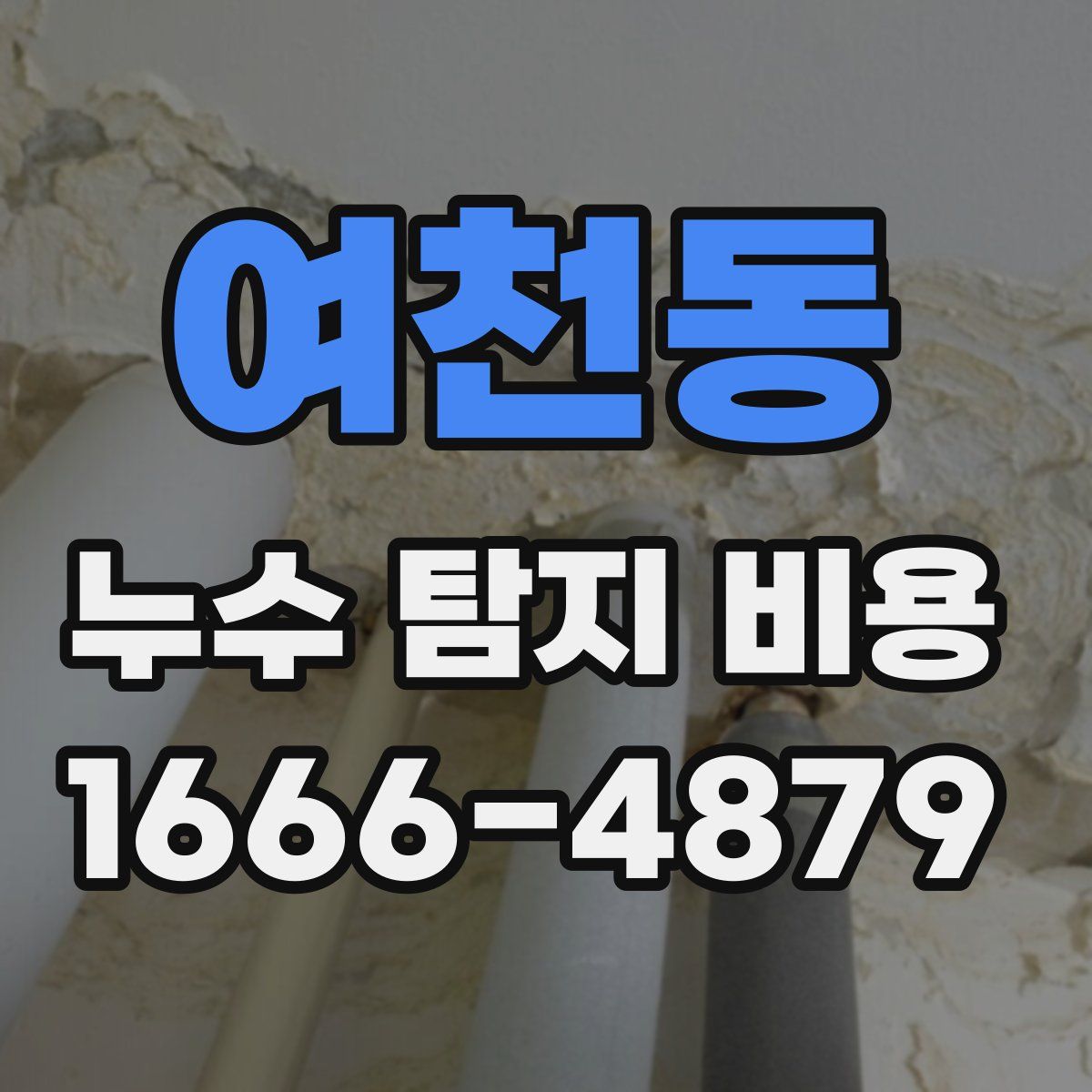 여천동 누수 탐지 비용