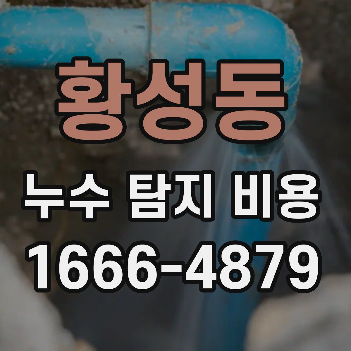 황성동 누수 탐지 비용