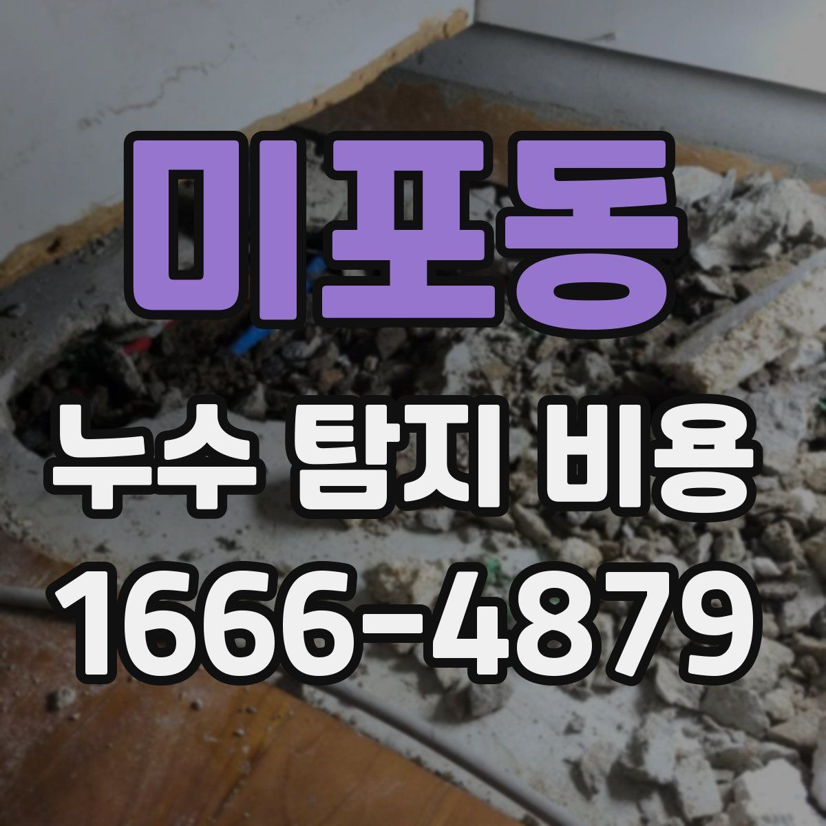 미포동 누수 탐지 비용