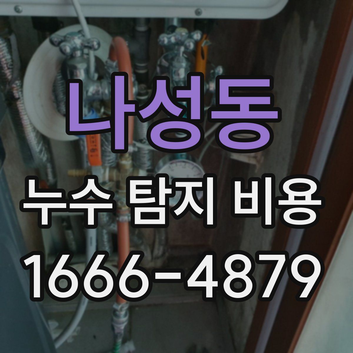 나성동 누수 탐지 비용