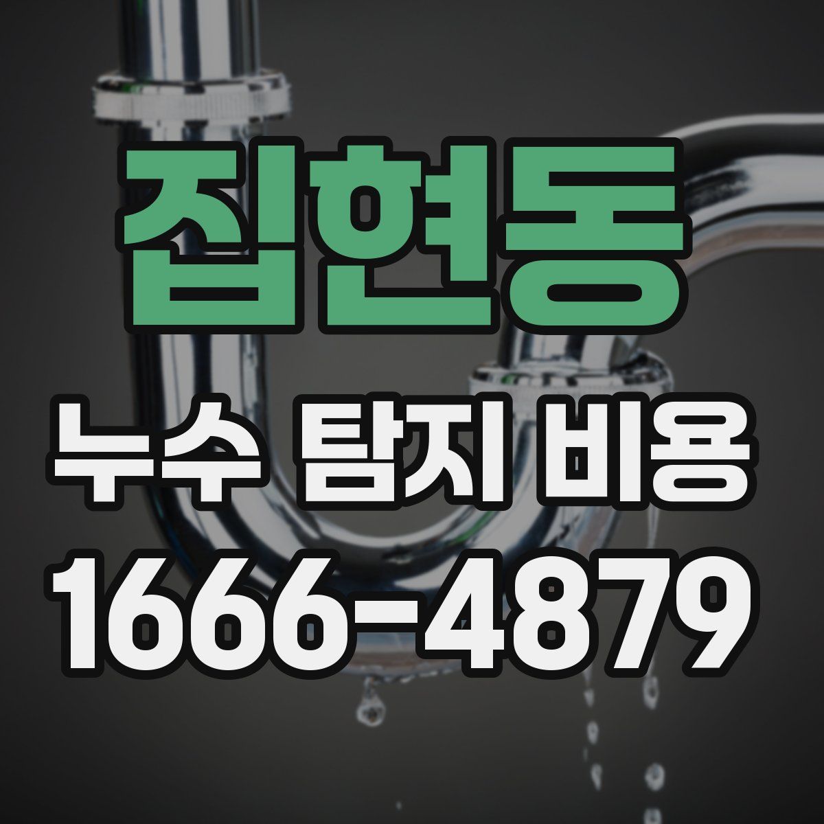 집현동 누수 탐지 비용