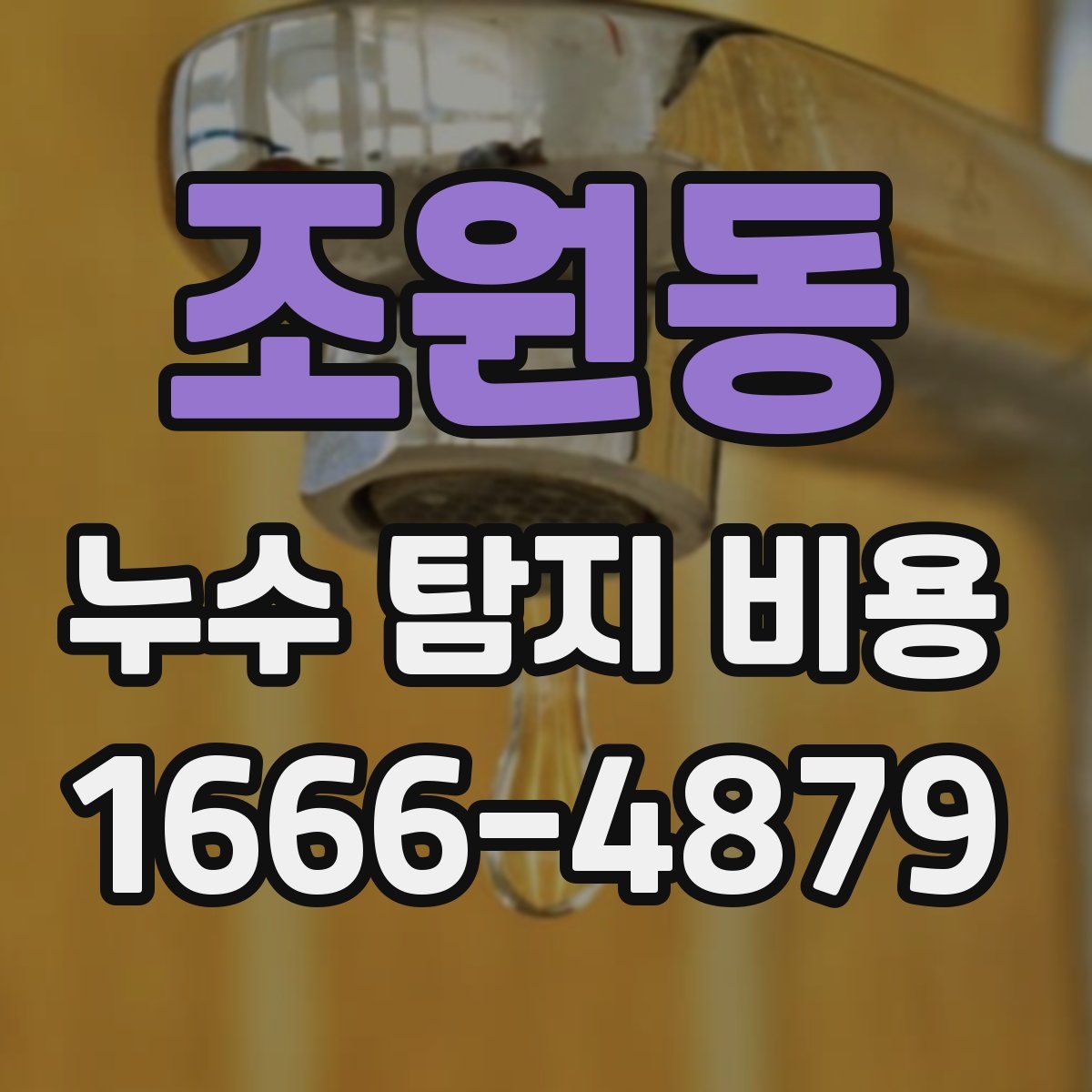 조원동 누수 탐지 비용