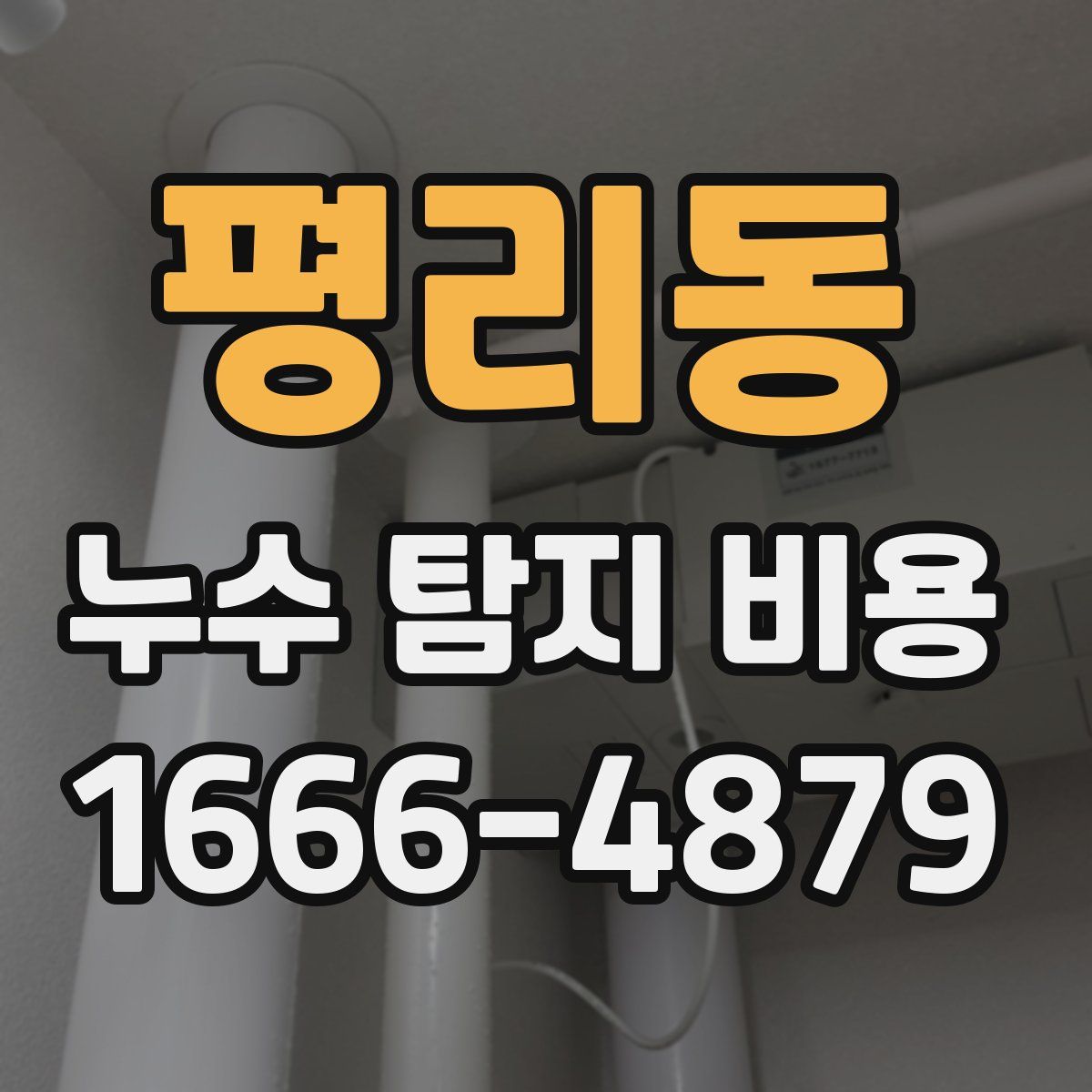 평리동 누수 탐지 비용