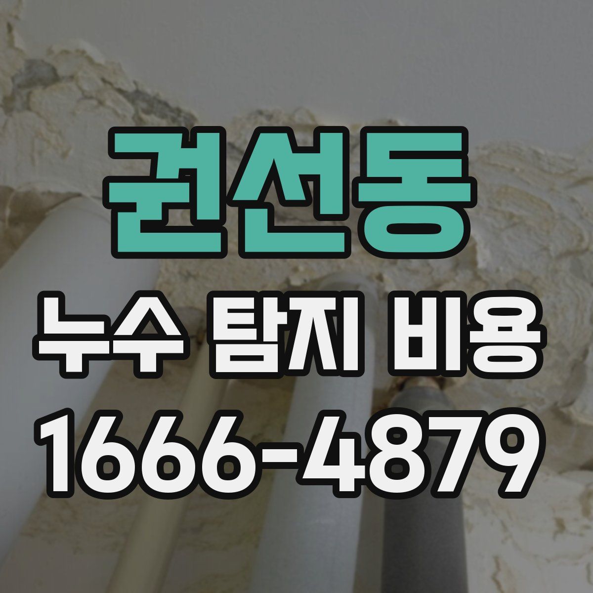 권선동 누수 탐지 비용