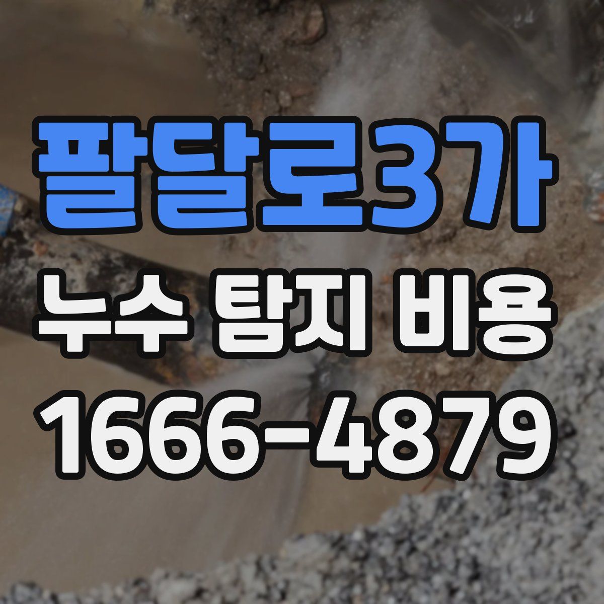 팔달로3가 누수 탐지 비용