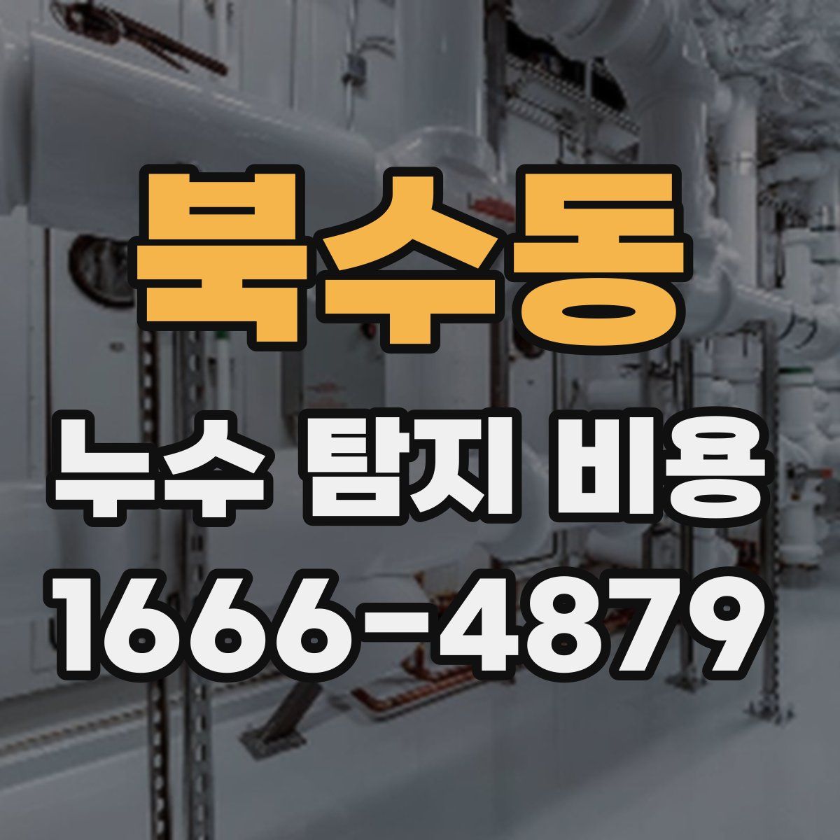 북수동 누수 탐지 비용