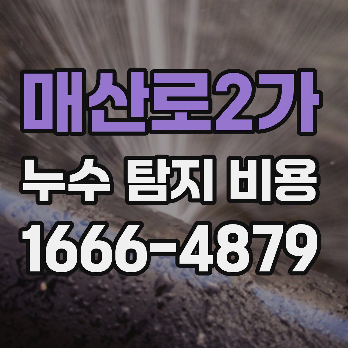 매산로2가 누수 탐지 비용