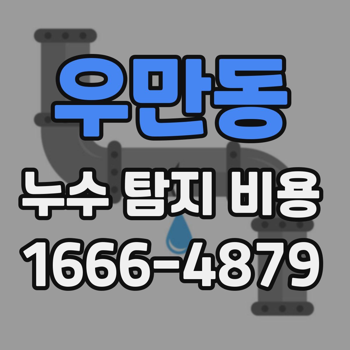 우만동 누수 탐지 비용