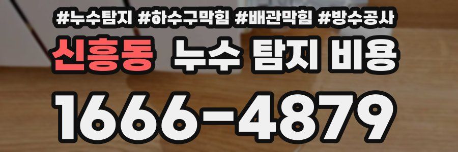 신흥동 누수 탐지 비용