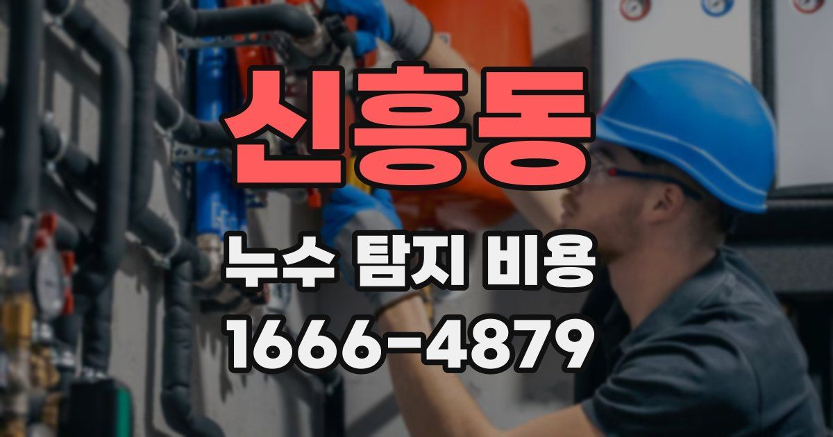 신흥동 누수 탐지 비용