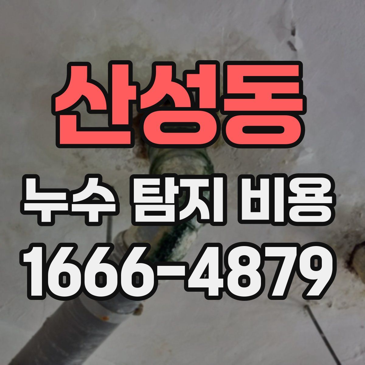 산성동 누수 탐지 비용