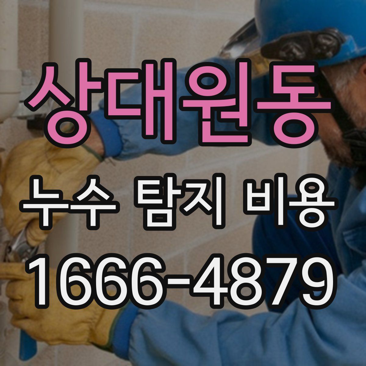 상대원동 누수 탐지 비용