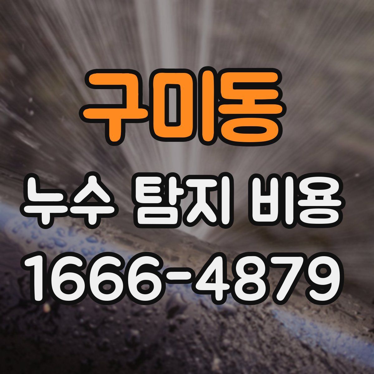 구미동 누수 탐지 비용