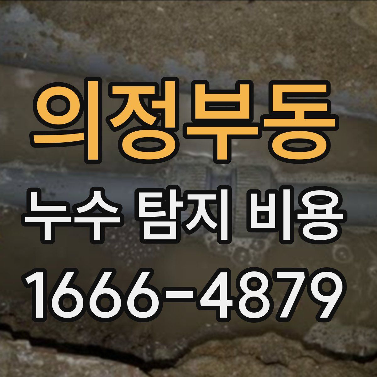 의정부동 누수 탐지 비용