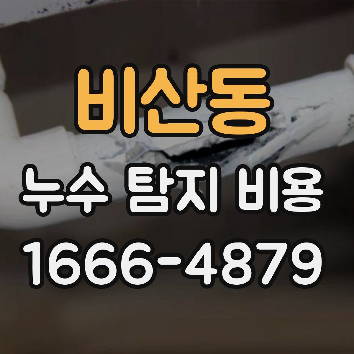 비산동 누수 탐지 비용