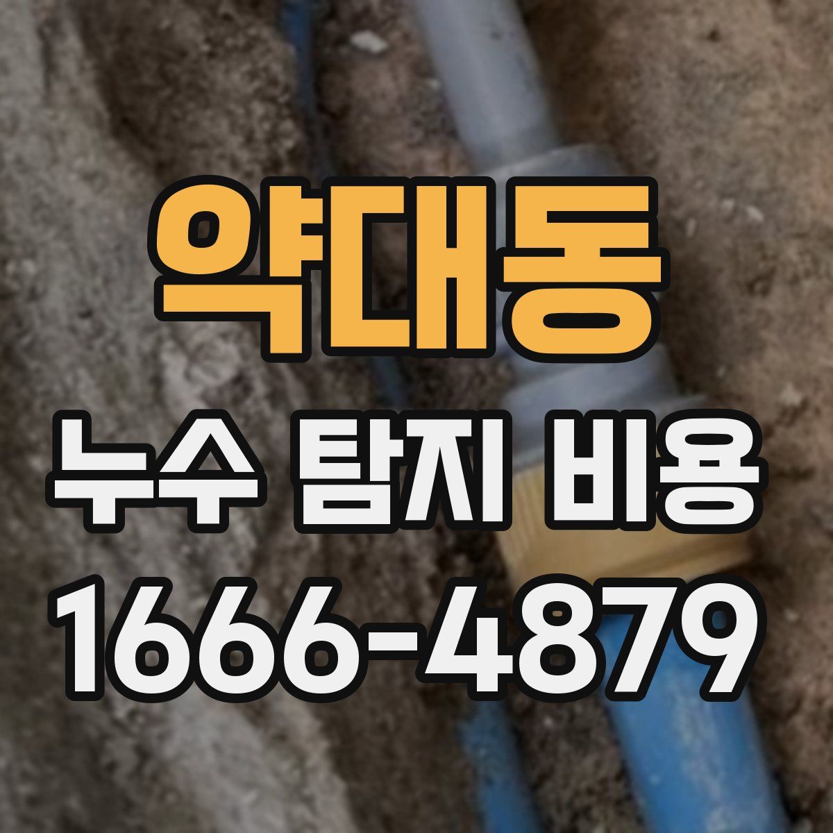 약대동 누수 탐지 비용