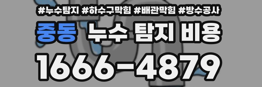 중동 누수 탐지 비용