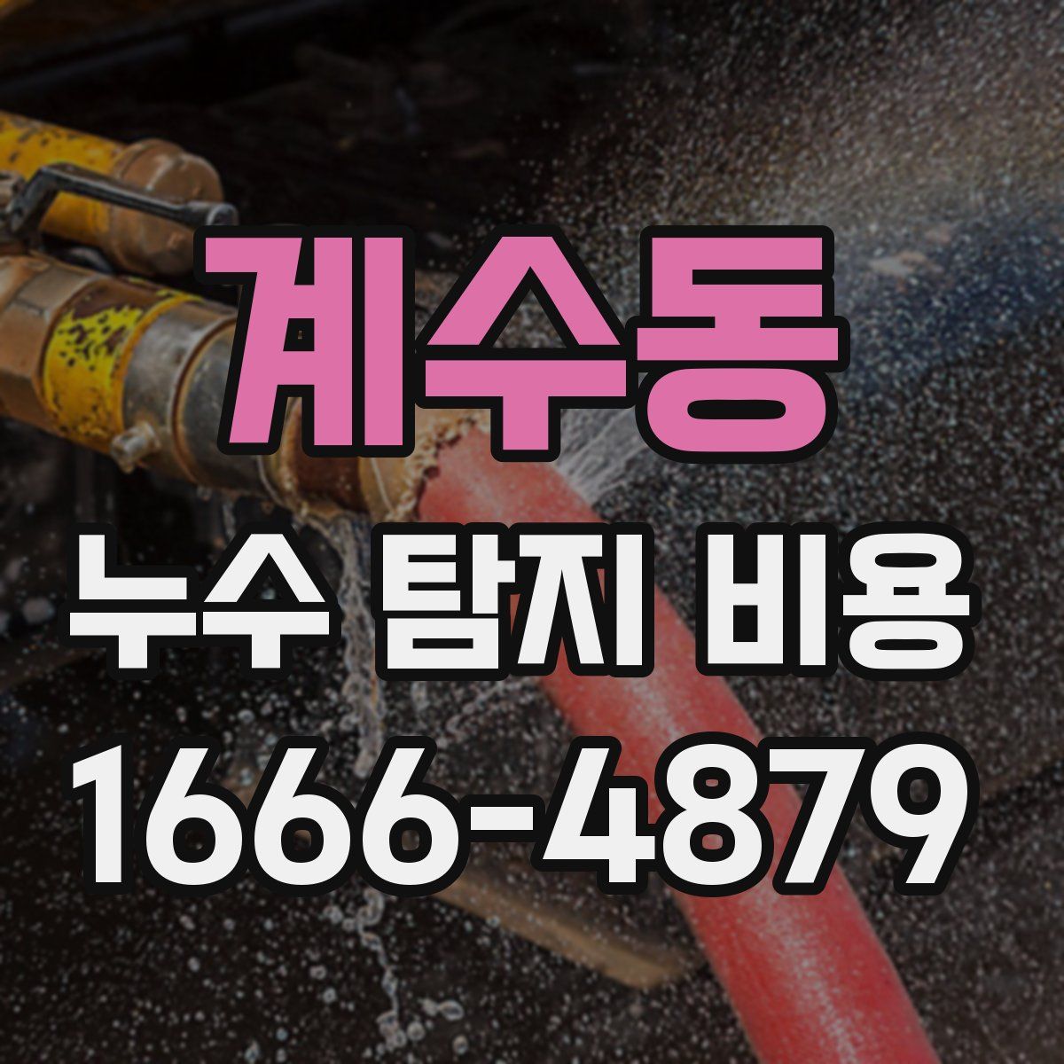 계수동 누수 탐지 비용