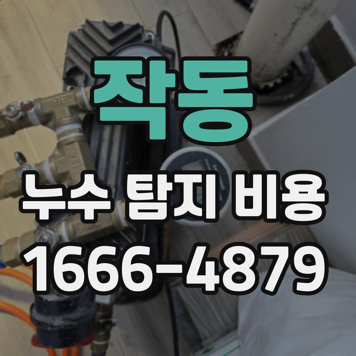 작동 누수 탐지 비용