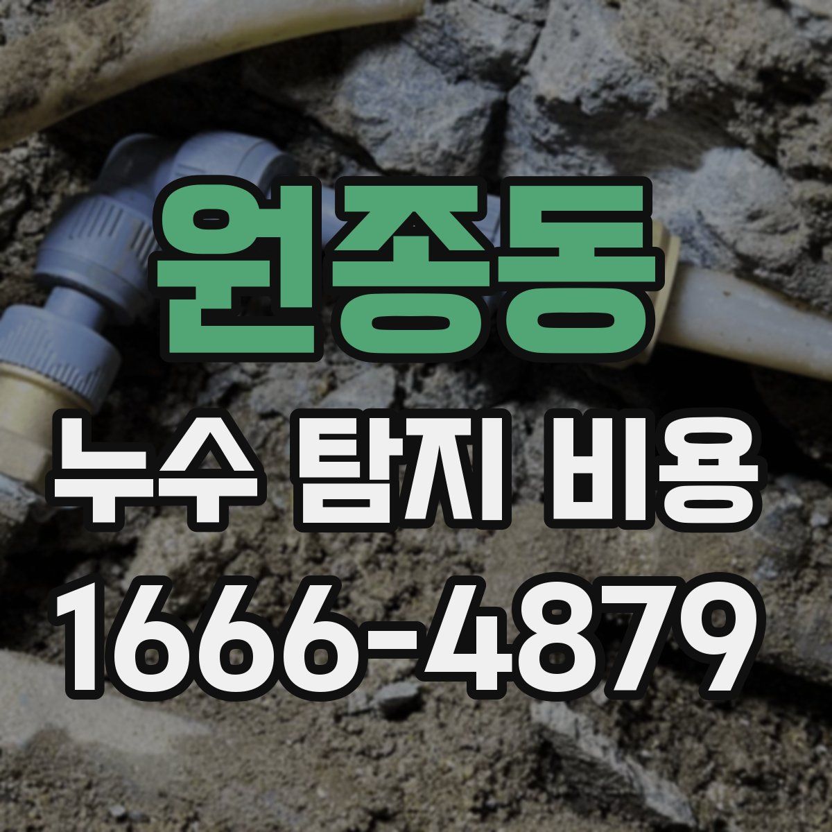 원종동 누수 탐지 비용