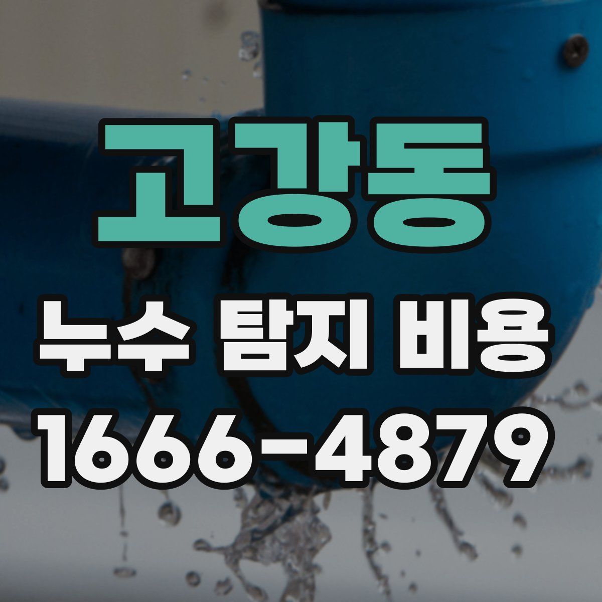 고강동 누수 탐지 비용