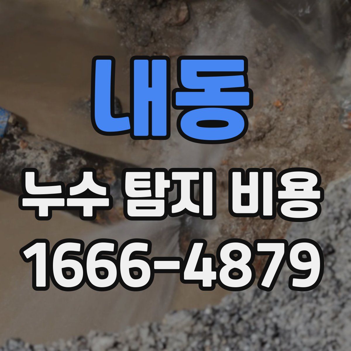 내동 누수 탐지 비용