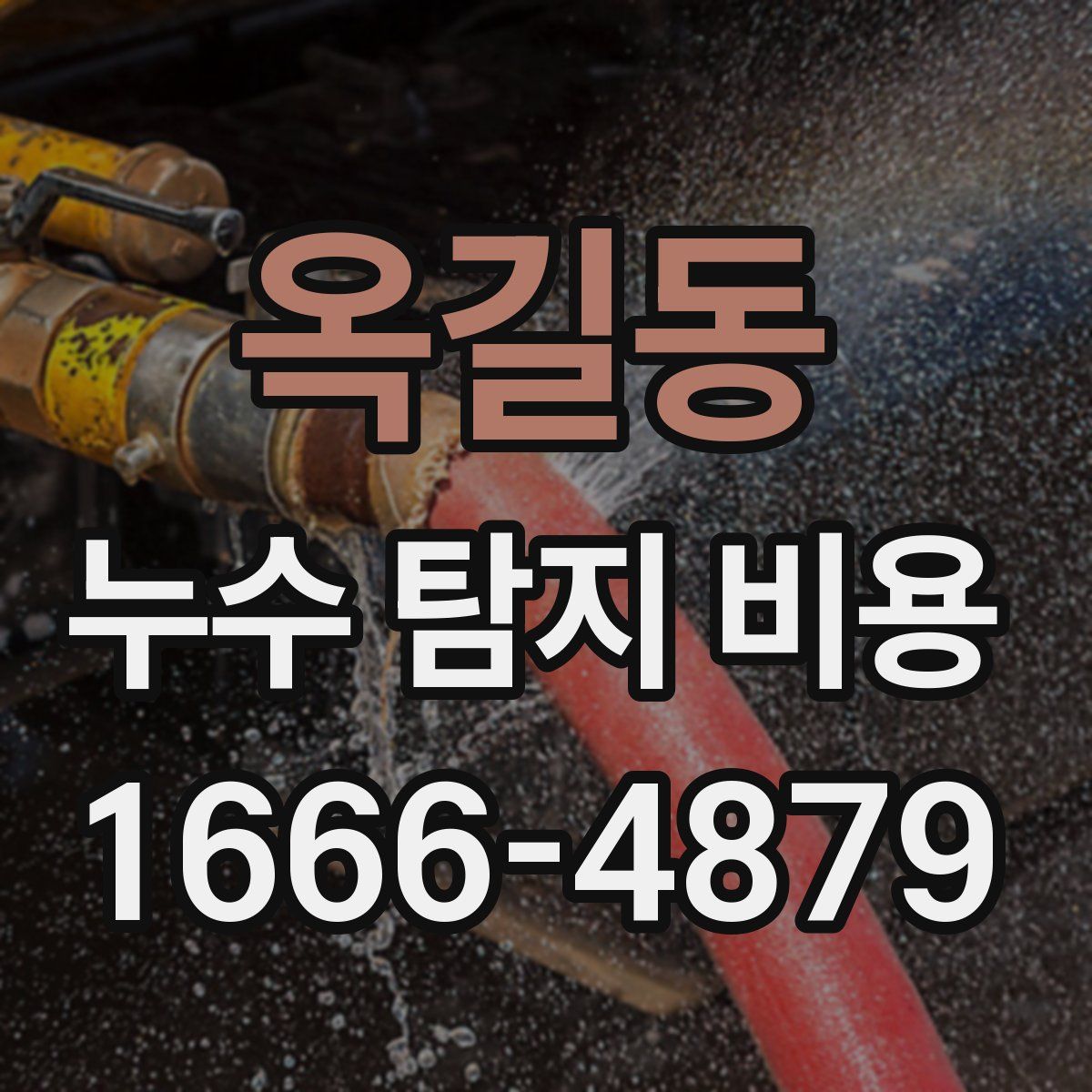 옥길동 누수 탐지 비용