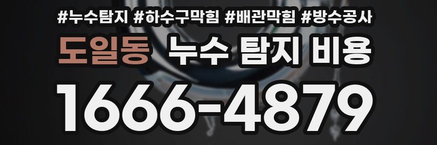 도일동 누수 탐지 비용