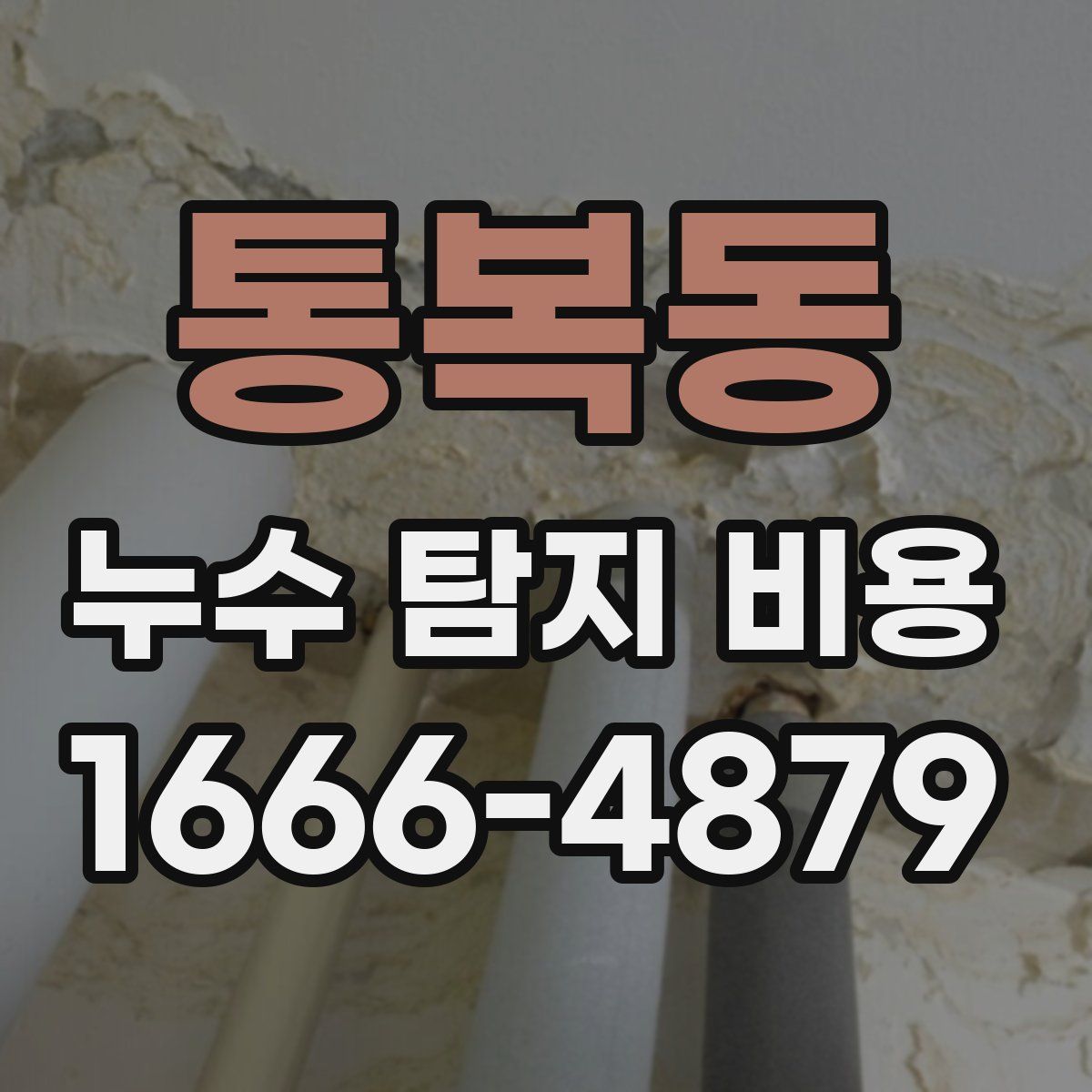 통복동 누수 탐지 비용