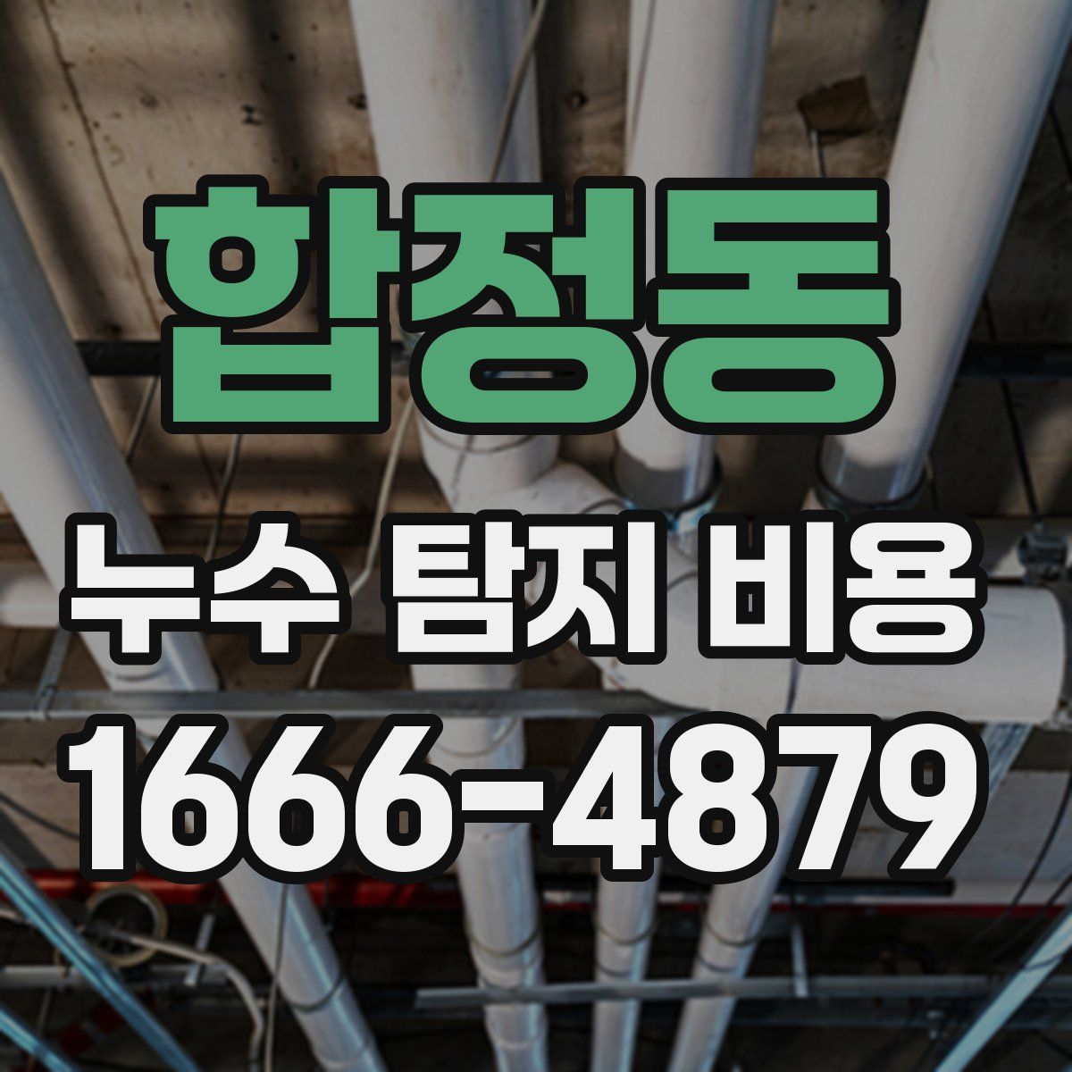 합정동 누수 탐지 비용