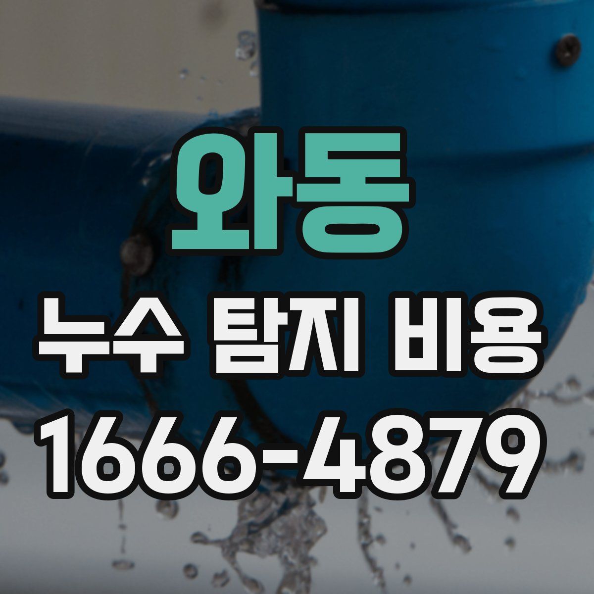 와동 누수 탐지 비용