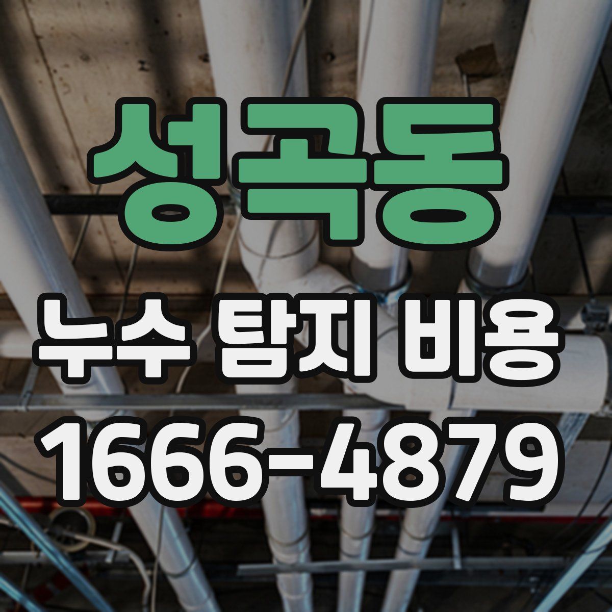 성곡동 누수 탐지 비용