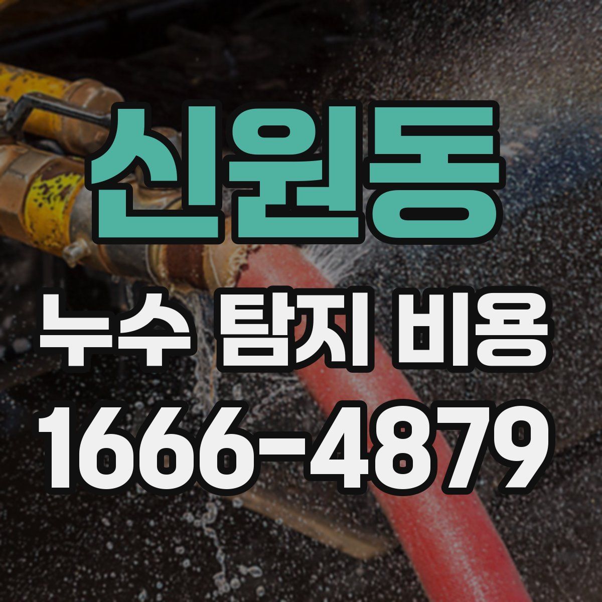 신원동 누수 탐지 비용