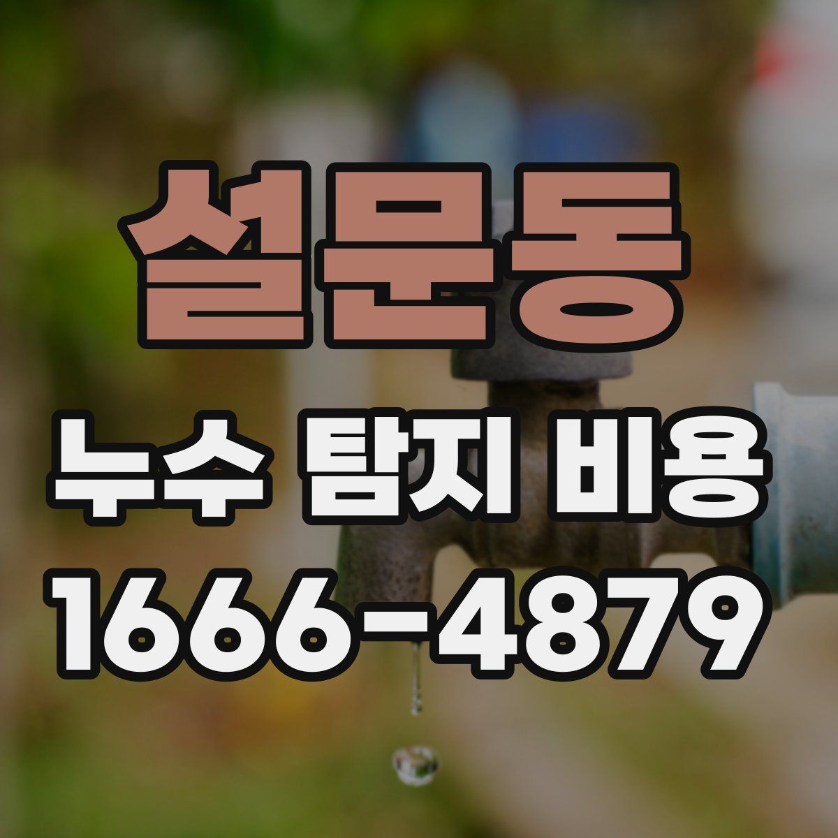 설문동 누수 탐지 비용