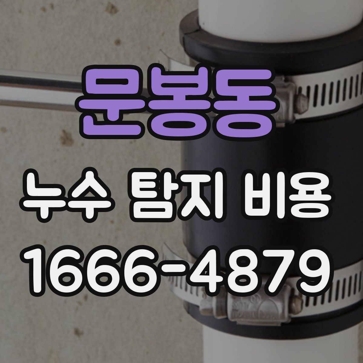 문봉동 누수 탐지 비용