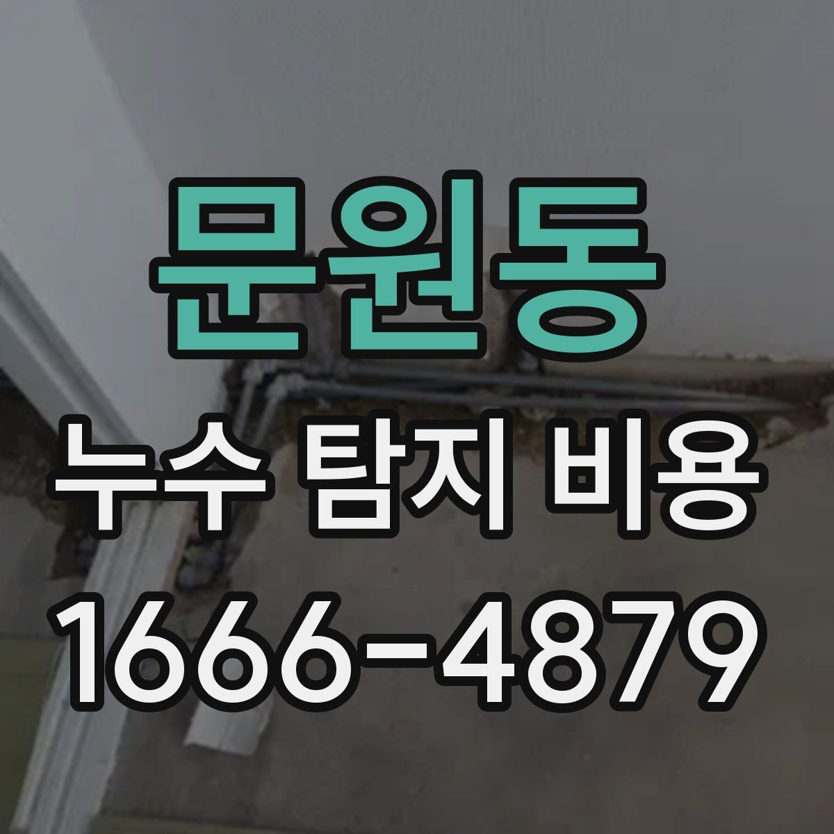 문원동 누수 탐지 비용