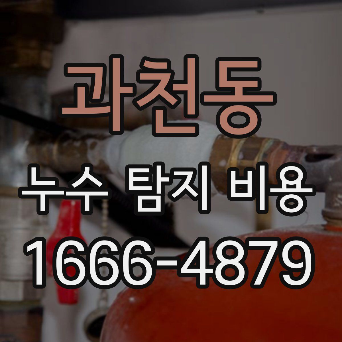 과천동 누수 탐지 비용